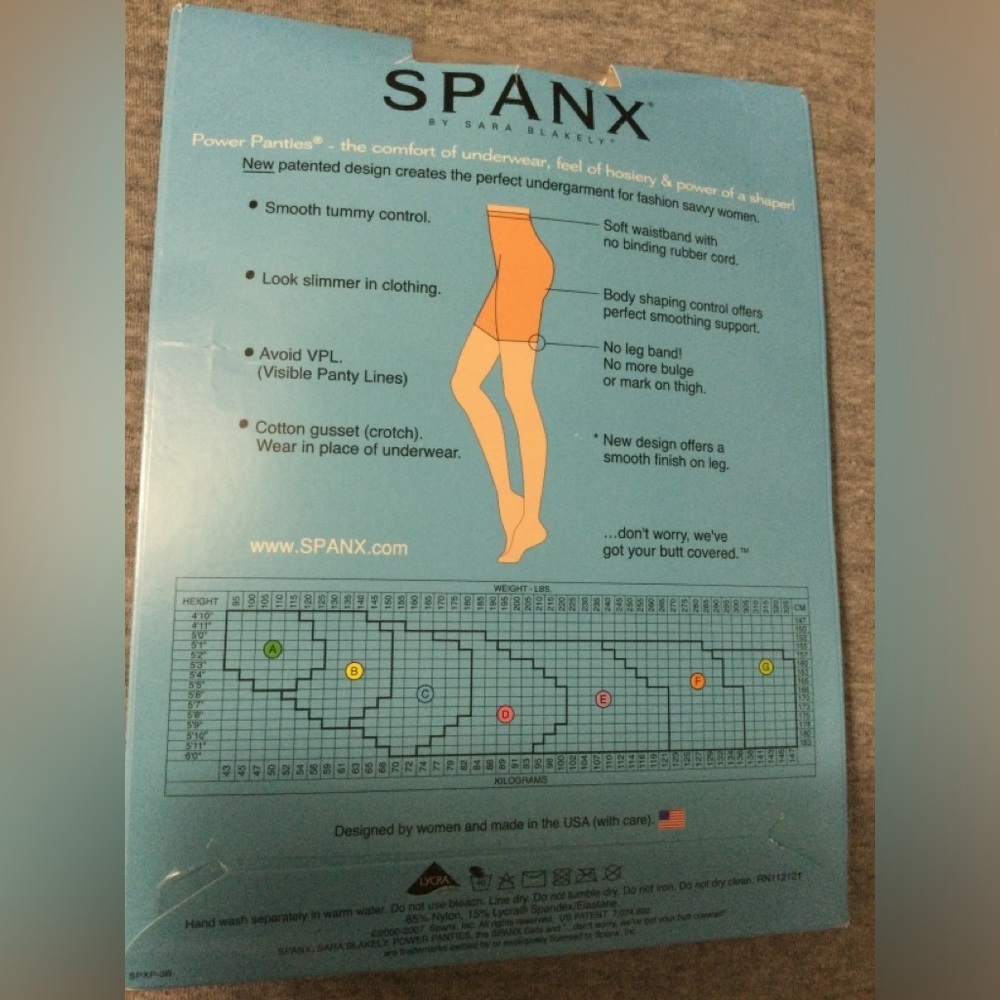Spanx Power Panties Bare Size G - Picture 3 of 4